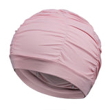 New Women Swimming Cap Girl Long Hair Bathing Swimming Caps Hat Stretch Drape Swim Pool Seaside Water Sport Elastic Nylon Turban